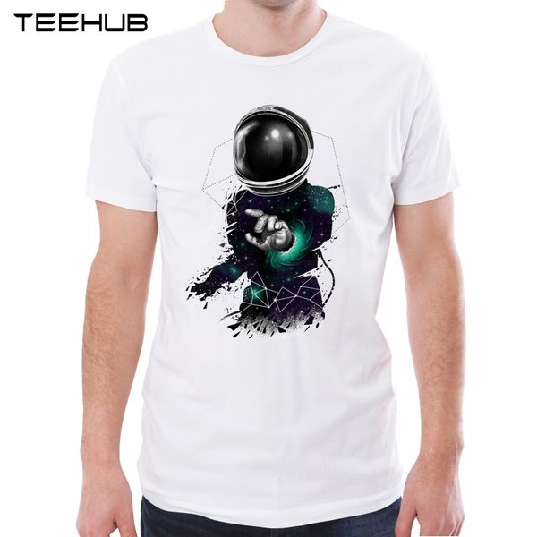 

teehub новое прибытие 2019 мужчины моды прохладный space man printed t-shirt с коротким рукавом тройник hipster прохладный tops дизайн