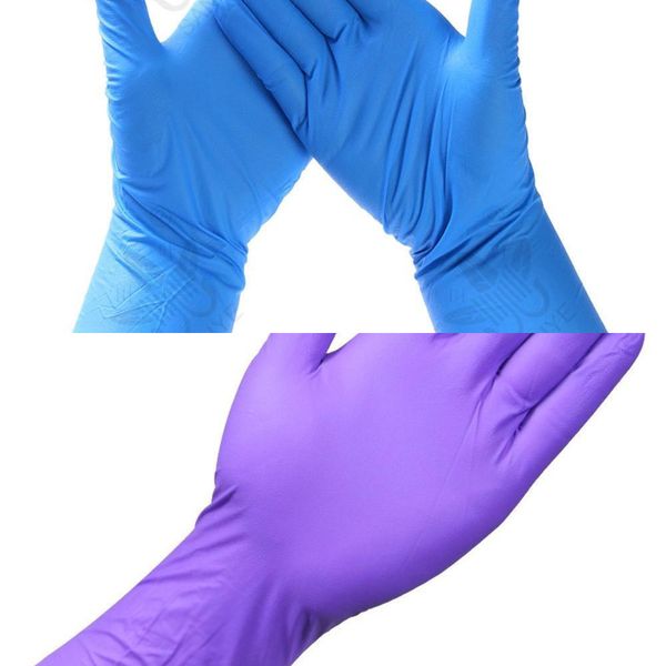 

нитрильных 50шт одноразовые сгущаться расширенная резиновые перчатки одноразовые пищевые перчатки для промышленного r 5y3c1