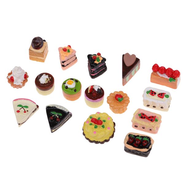 

kitchen food set daining table accessory resin jam cake model dollhouse miniatures 1/12 scale