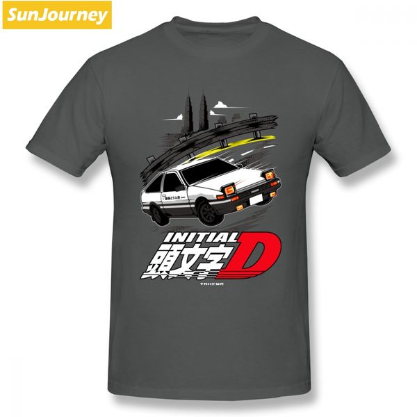

initial d comics ae86 men t shirt new camiseta plus size cotton custom short sleeve men's clothes
