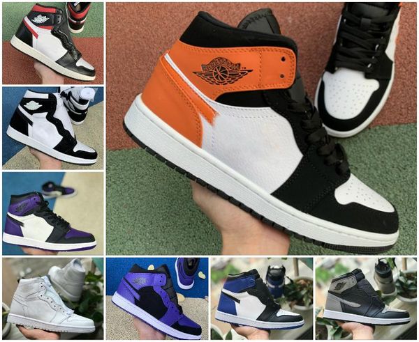 

new 1 high og bred toe чикагский запретил бесстрашный royal баскетбол обуви для мужчин 1s top 3 разрушенной backboard тень obsidian игры бре, Black