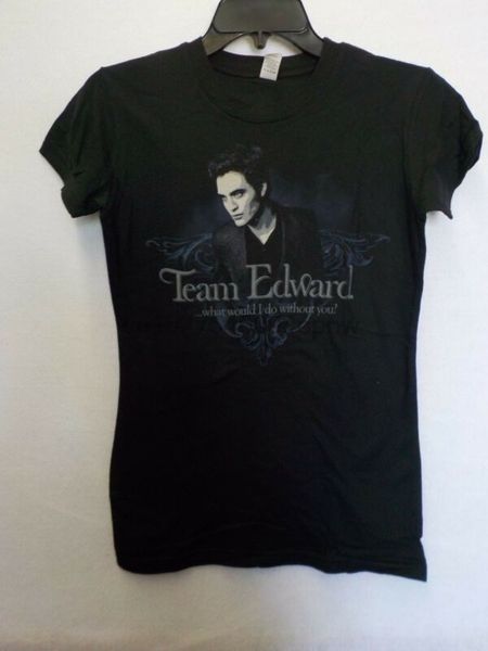 

juniors womens сумерки сага new moon команда эдуард черный tshirt new # 13250v