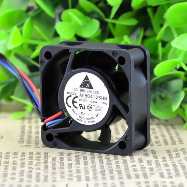 

fans & coolings afb0412shb 4015 4cm 40mm 12v 0.35a silent mini micro quiet computer cpu server axial cooling tachometer