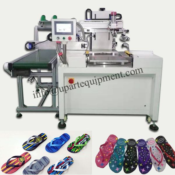 

slipper printing machine-automatic silkscreen press machine