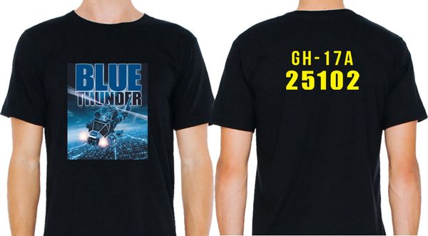 

blue thunder вертолет old school 80's men's black t shirt размер s для 4xl 012287