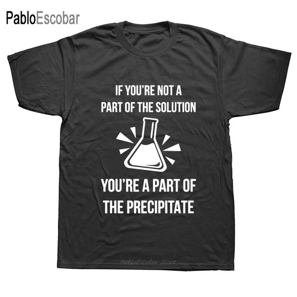

новизна наука химия t-shirt mens короткие рукава крупногабаритные streetwear hip hop печатные футболки лучшие тис