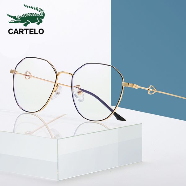 

cartelo protection blue light blocking eyewear women anti blue rays glasses men square computer eyeglasses frame, White;black