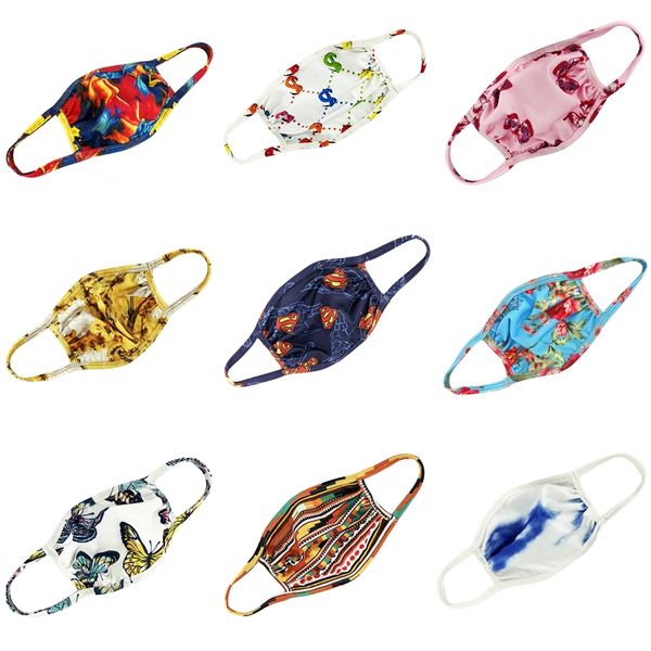 

020new stock masks silk face cover cotton mouth mask and anti-bacterial washable reusable ice kid pm2.5 dustproof tool#298 giot