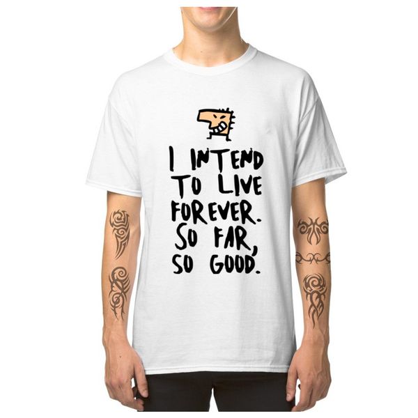 

live forever t-shirts swag guys slogan t shirt male round neck 100% cotton clothes men's & tees short sleeve summer tshirt