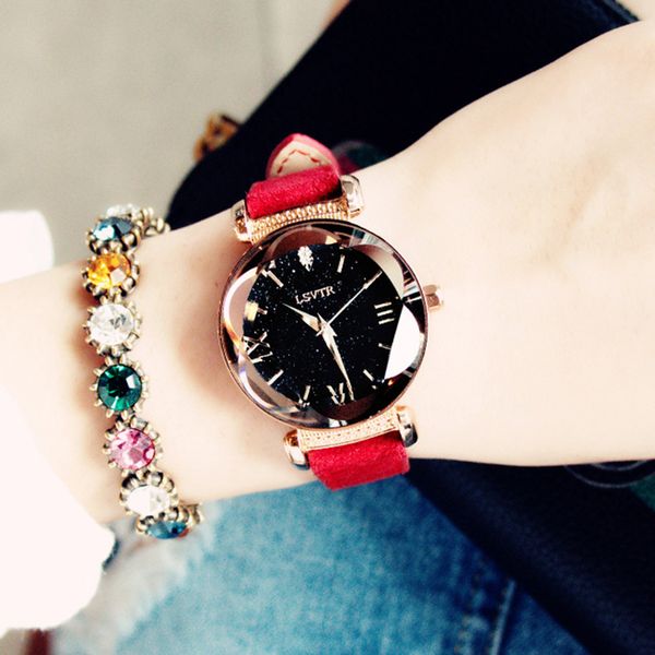 

wristwatches exquisite women watches leather quartz wristwatch luxury crystal dress watch elegant female clock, Slivery;brown