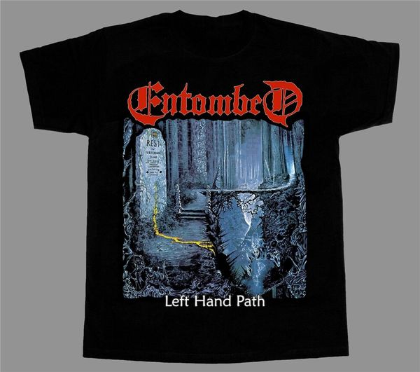 

entombed - left hand path - t-shirt - death metal thrash slayer carcass venom for youth middle-age the old tee shirt