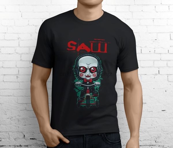 

new popular saw horror movie film men black t-shirt size cool casual pride t shirt men new fashion tshirt
