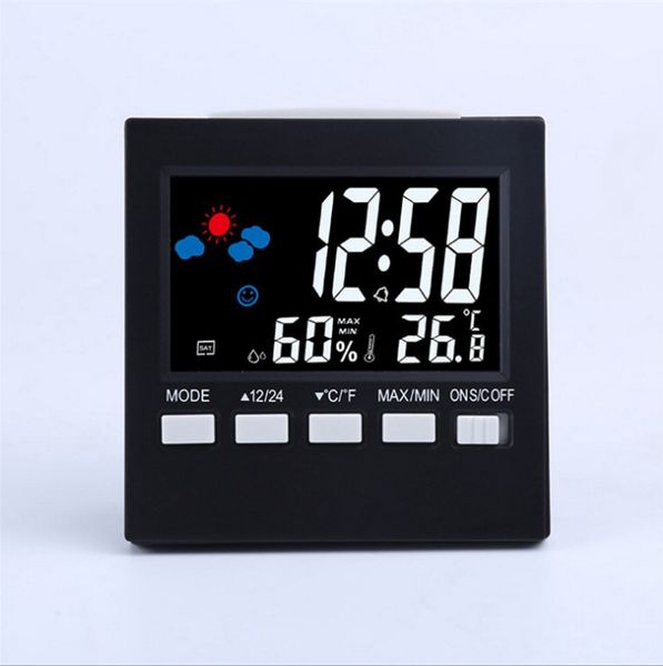 

clock led voice temperature and humidity display