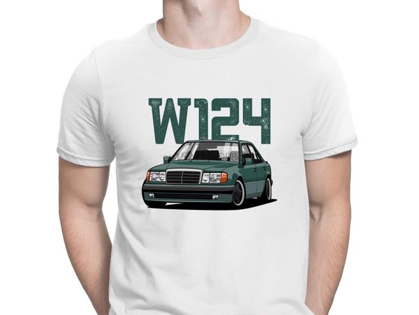 

w124 t-shirt смешные повседневный hip hop стандартный размер s-3xl тенниска для мужчин great весна осень проектирование anlarach горячая про