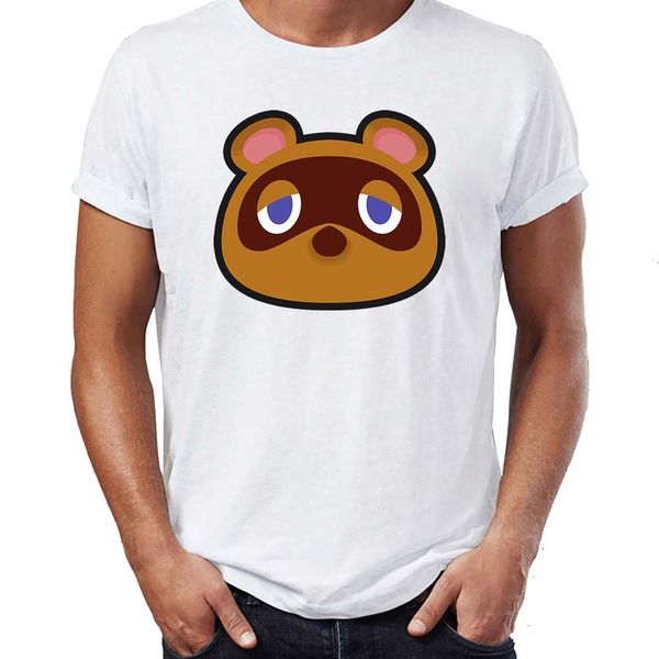 

men's t shirt animal crossing tom nook artwork art printed tee