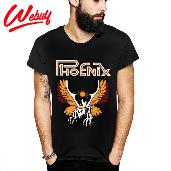 

phoenix game retro arcade t shirt for o-neck soft homme tee shirt new natural cotton tee