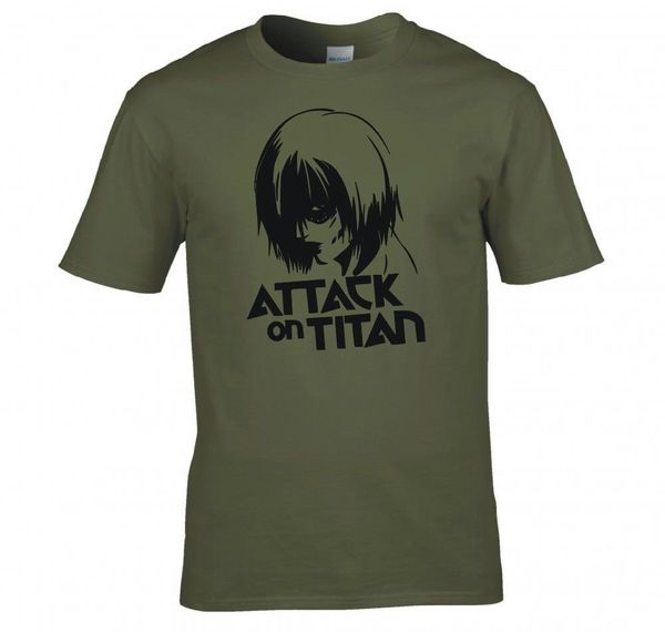 

2019 новых людей нападение на титан, anime annie leonhart t shirt new футболках