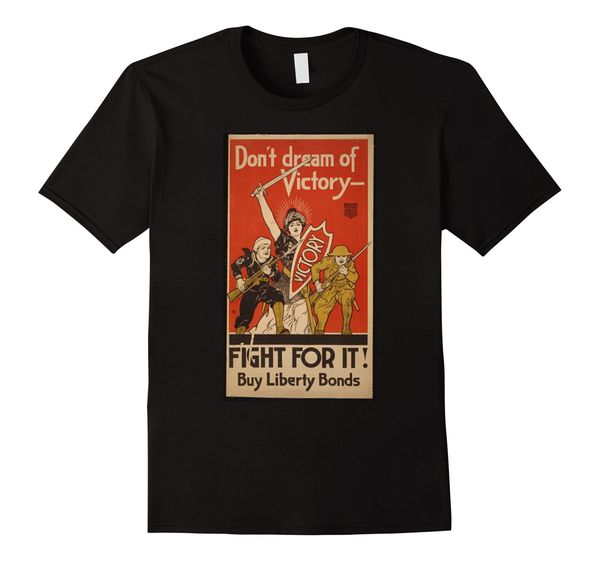 

vintage ww1 tshirt war victory military retro poster