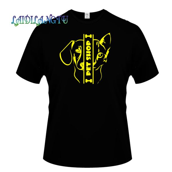 

2019 мужчин т рубашки i pet shop на заказ мужчин футболки плюс размер t shirt мужская одежда хип-хоп футболка