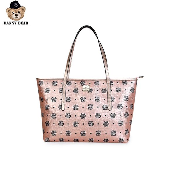

danny bear bag for women handbag classial printed synthetic leather large capacity tote bag casual shoulder dmj9816089