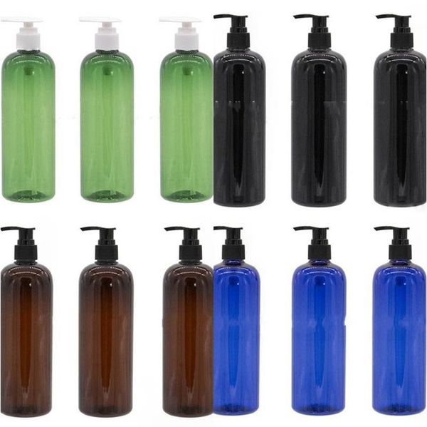 500ml Plastik Ayrı şişeler Vida Pompası Basın PET Kupası El Temizleyici Sıvı Şampuan Emülsiyon Depolama Şişe 2 3XA G2