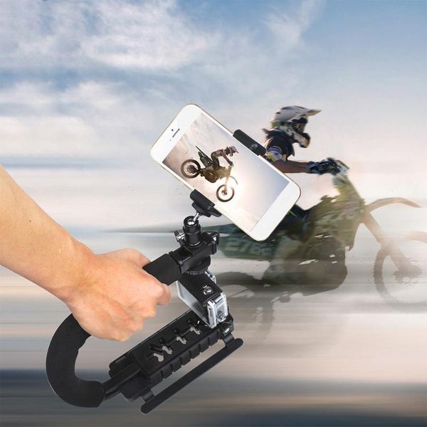 

stabilizers practical video handle home camera rig support camcorder dv stabilizer c shaped flash bracket holder steadicam grip handheld