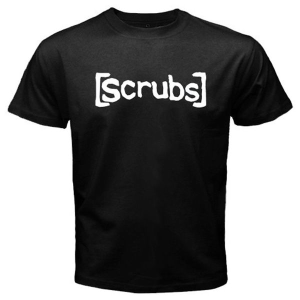 

new scrubs series tv series show logo men's black t shirt size s 3xl