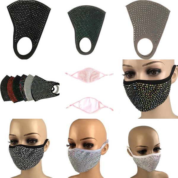 

bling protective bling diamond dustproof fashion mask pm2.5 mouth masks washable reusable fch3