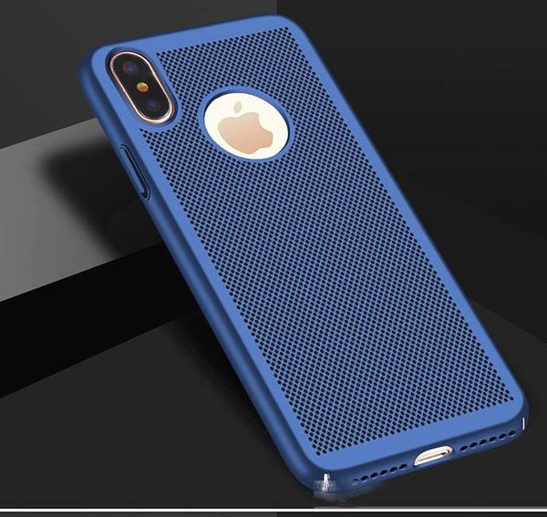 

full cover matte slim hard pc mesh breathing case cover for iphone 11 pro 11 pro max x xs xr xs max galaxy note 10 100pcs/lot