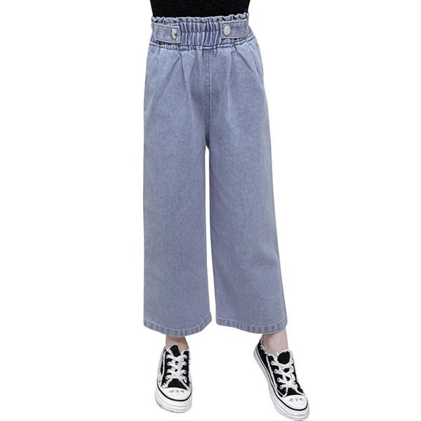 

jeans children's girl casual style for children spring autumn clothes 6 8 10 12 14, Blue