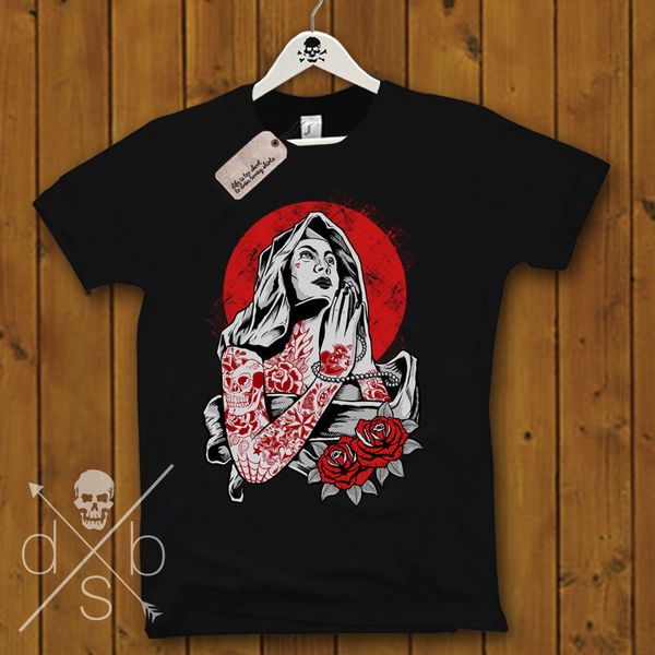 

2019 fashion t-shirt - tatouage - tatouage virgin tatouage retro coton s m l xl xxl tee shirt