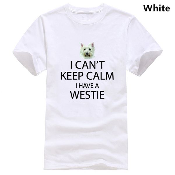

я не могу сохранять спокойствие у меня есть westie comfort fit футболки