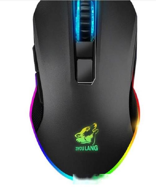

wired 2.4ghz esports rgb backlit gaming mouse notebook deskmouse button long standby usb slient mice a5 rgb lighting