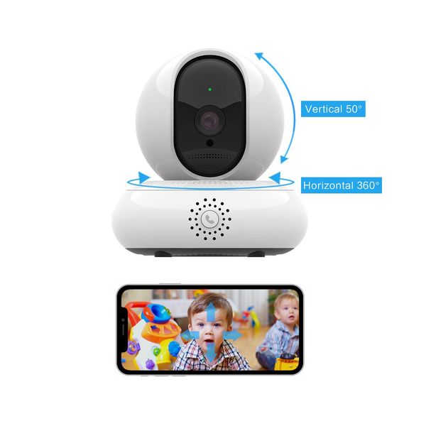 

wifi video surveillance 200w dpi hd internet motion one key calling 360 degree panoramzcview 3d video camera
