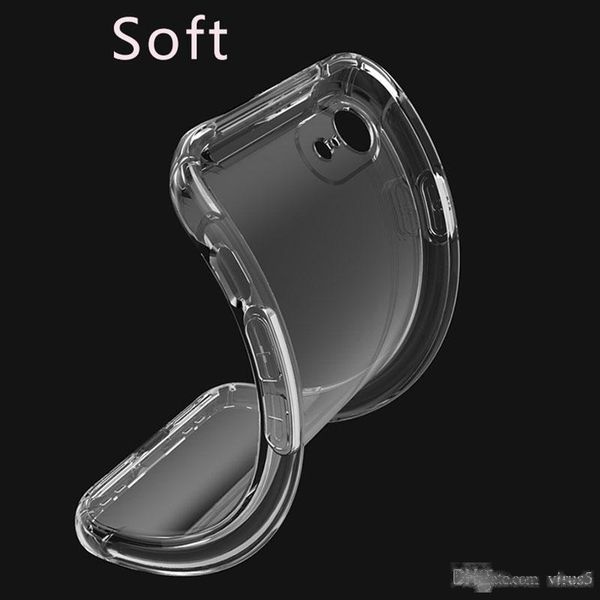 

protect anti-knock tpu silicone case for iphone x xs xr xs max 8 7 6 6s plus transparent back cover for iphone6 plus