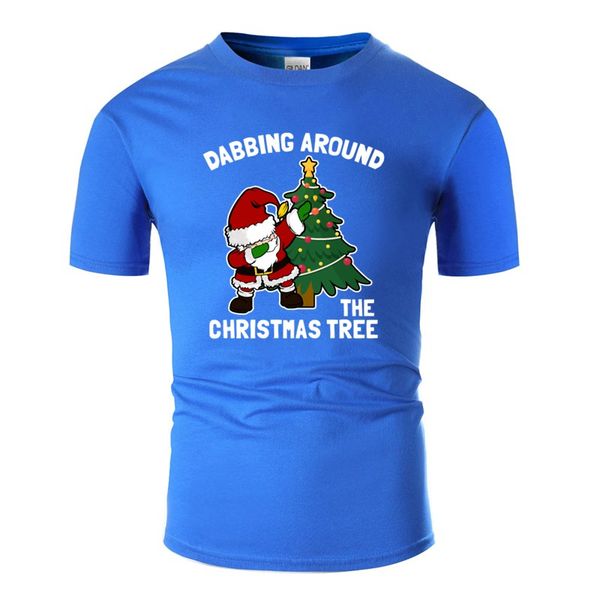 

slogan dabbing santa christmas t-shirt for mens round neck hilarious 100% cotton camisetas men's tshirts 2019 harajuku