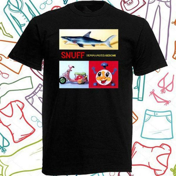 

new snuff demmamussabebonk punk rock men's black t-shirt size s m l xl 2xl 3xl cotton customize tee shirt