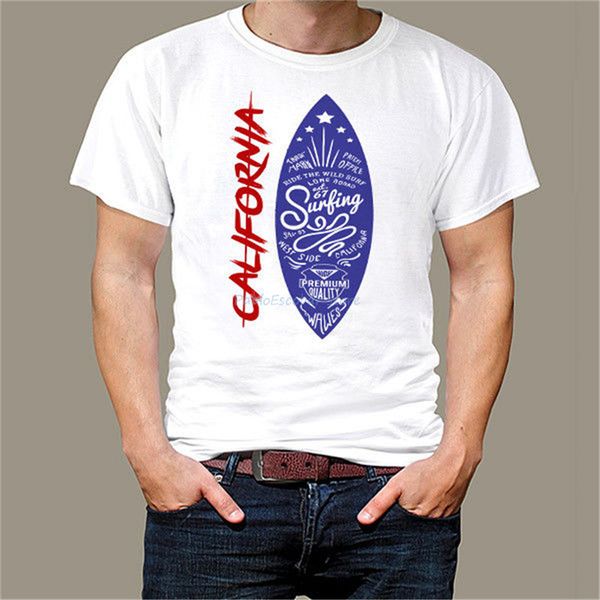 

surfing t-shirt surf waves surfboard california hawaii honolulu waikiki maui v vintage tee shirt
