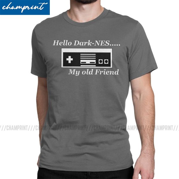 

vintage hello darkness my old friend футболки мужские чистый хлопок футболка урожай кассеты tee shirt printing одежда