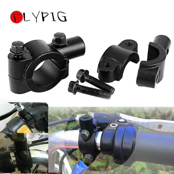 

new 7/8" 22mm 25mm 8mm 10mm handlebar mirror mount holders adapter iron clamp