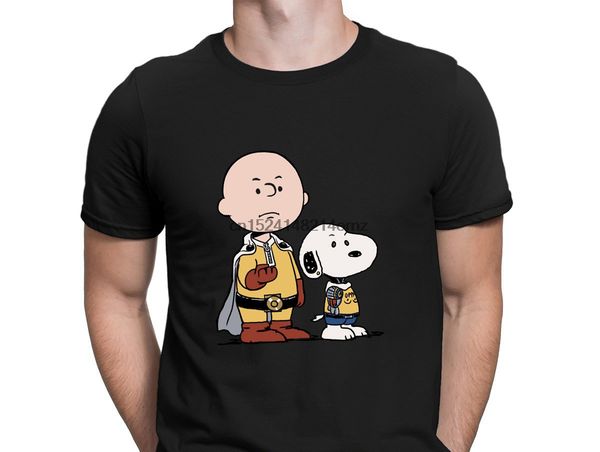 

knitted latest men t-shirt one punch peanuts t shirt for men novelty tshirt man humorous tee shirt short sleeve high quality