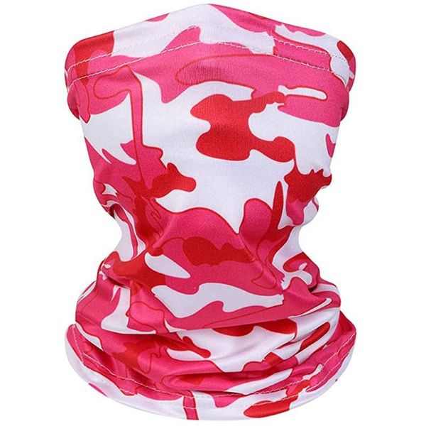 

children's print red and white scarfs fashion warm face mask protectio neck windproof sunscreen kids outdoor scarf head bands, Blue;gray