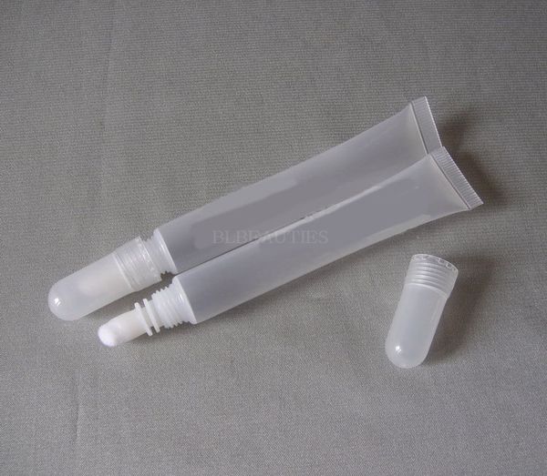 

storage bottles & jars 100pcs/lot clear plastic lip gloss tube,15ml empty pe soft tube for gloss, 15g makeup cosmetics packaging