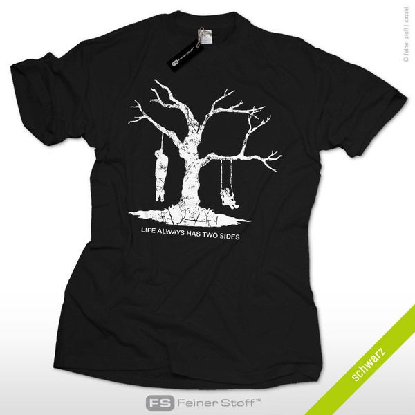 

2019 горячие продажи мода лето стиль жизни есть всегда две стороны t-shirt футболочку
