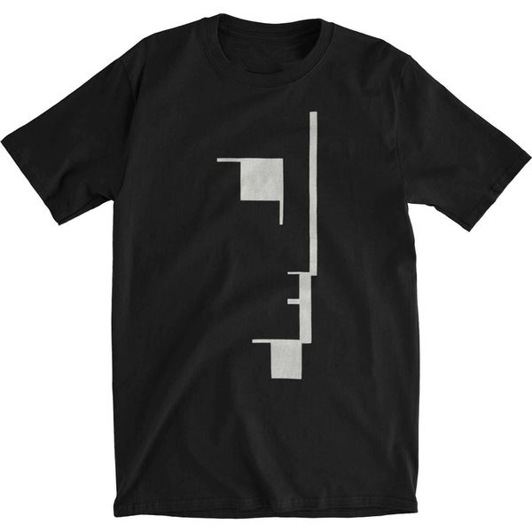 

bauhaus men's big logo tee slim fit t-shirt black harajuku funny tee shirt