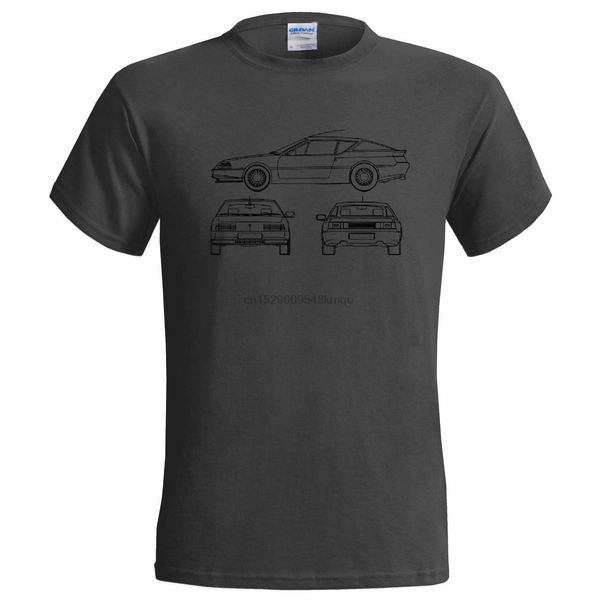 

unofficial blueprint of renault alpine gta mens t shirt 1985 classic car sport 100% cotton tee shirt wholesale tee