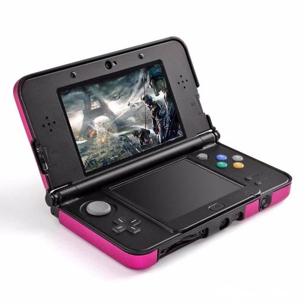 

new 6 styles fashion muti-colors aluminium protective hard shell skin case cover for new nintendo 3ds ll xl