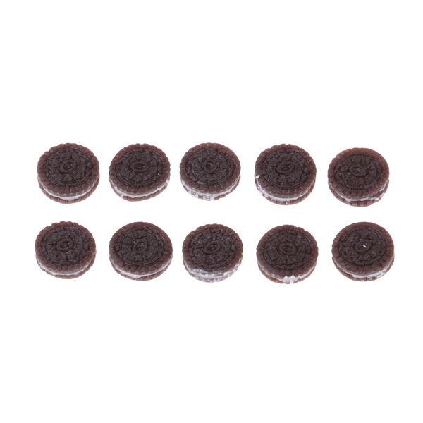 

1/12 dollhouse miniatures 10шт шоколадный бисквит кукольный дом кухня украшения