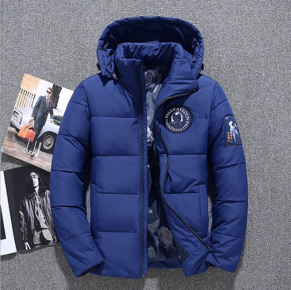 

2020 fashion winter men's astronaut fun down hooker jacket plus size m-4xl down outdoor windproof warm down coat, Black