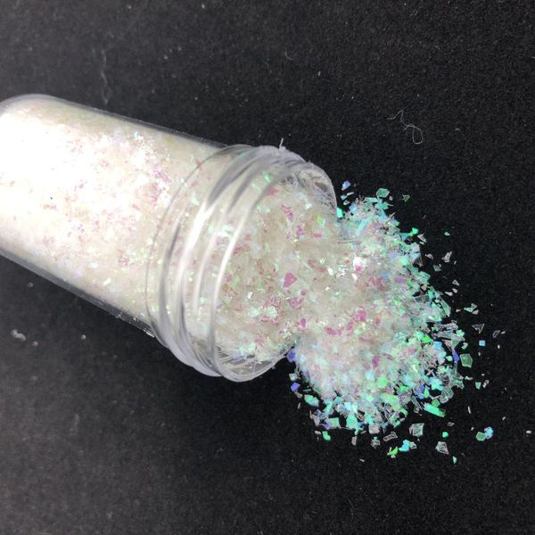 

nail glitter 10g flakes 3d glass broken paper holographic irregular shape sequin paillette manicure for decoration, Silver;gold